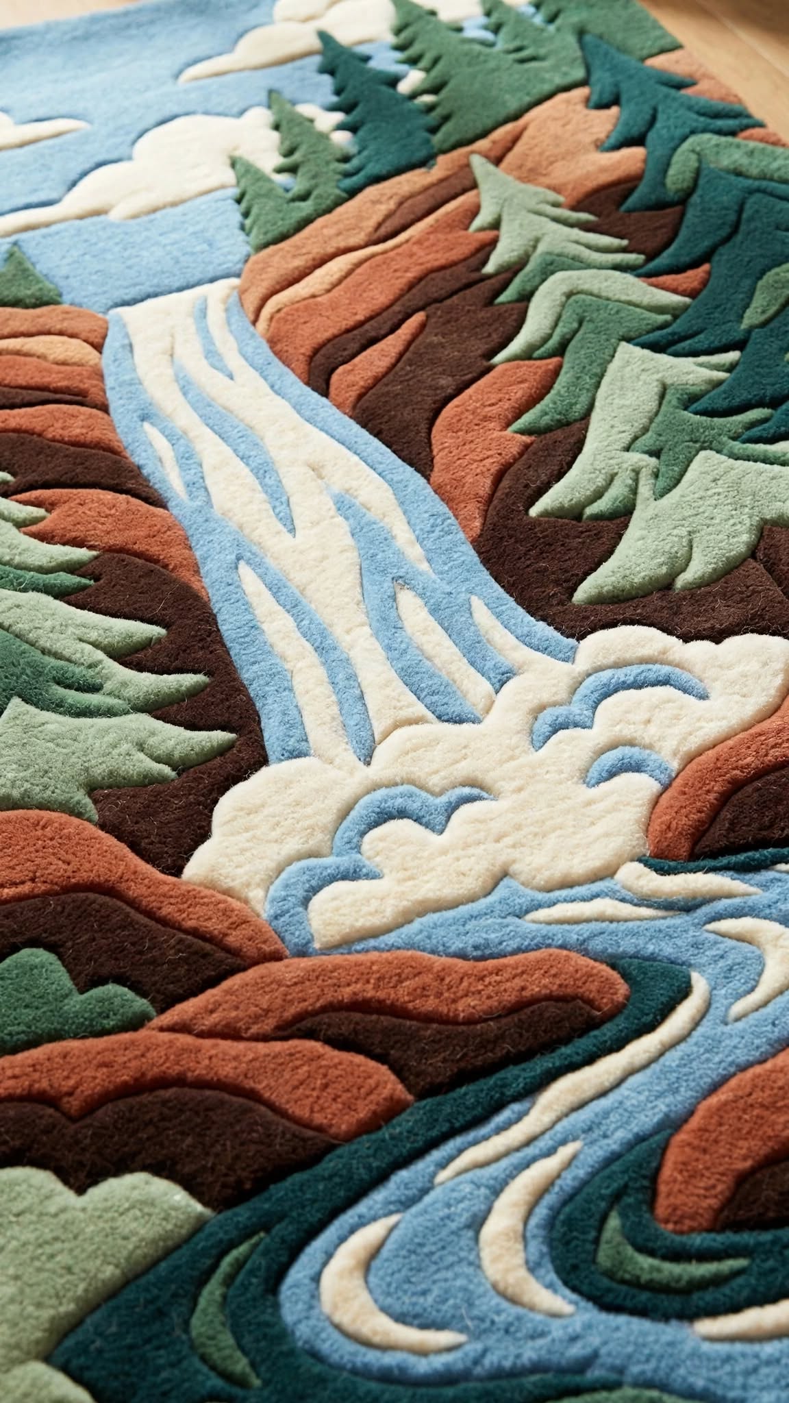 Forest River Rug view 6