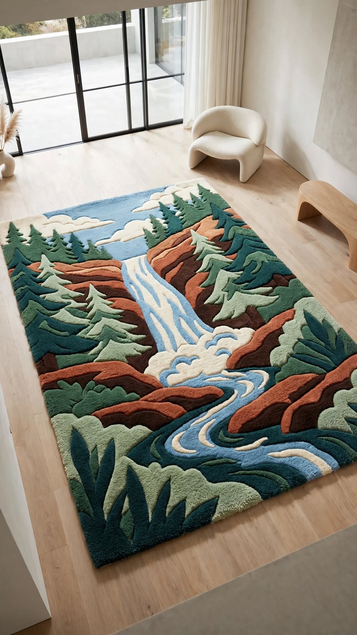 Forest River Rug view 5